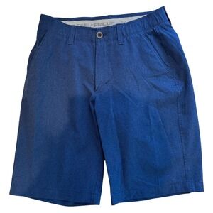 Under Armour Mens Golf Shorts Blue Performance Athletic Tech Size 30